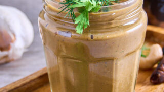 Black Garlic Cashew Ranch Dressing