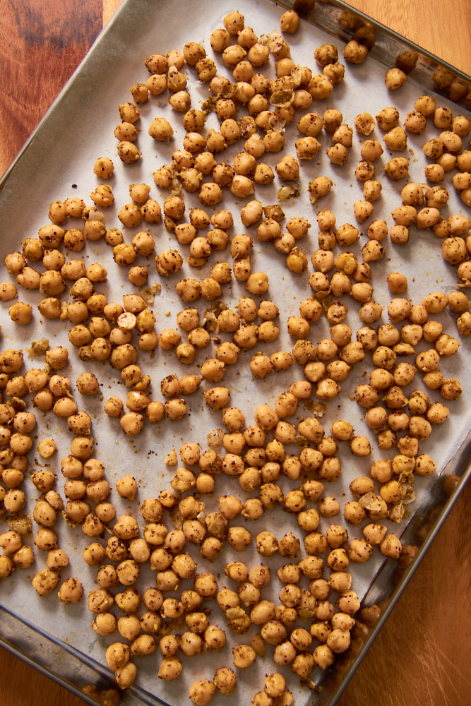 Sweet Potato Grape Salad with Goats Cheese_Roasted chickpeas