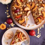 German Plum Streusel Cake