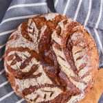 German Sourdough Rye Beer Dutch Oven Bread