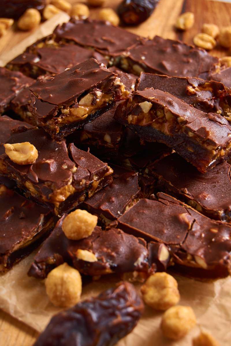 Date Peanut Chocolate Bark