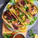 Healthy Leftover Pulled Pork Tacos