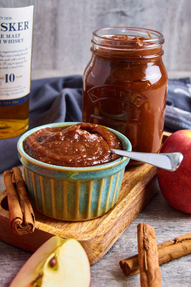 Pressure Cooker Apple Butter with Malt