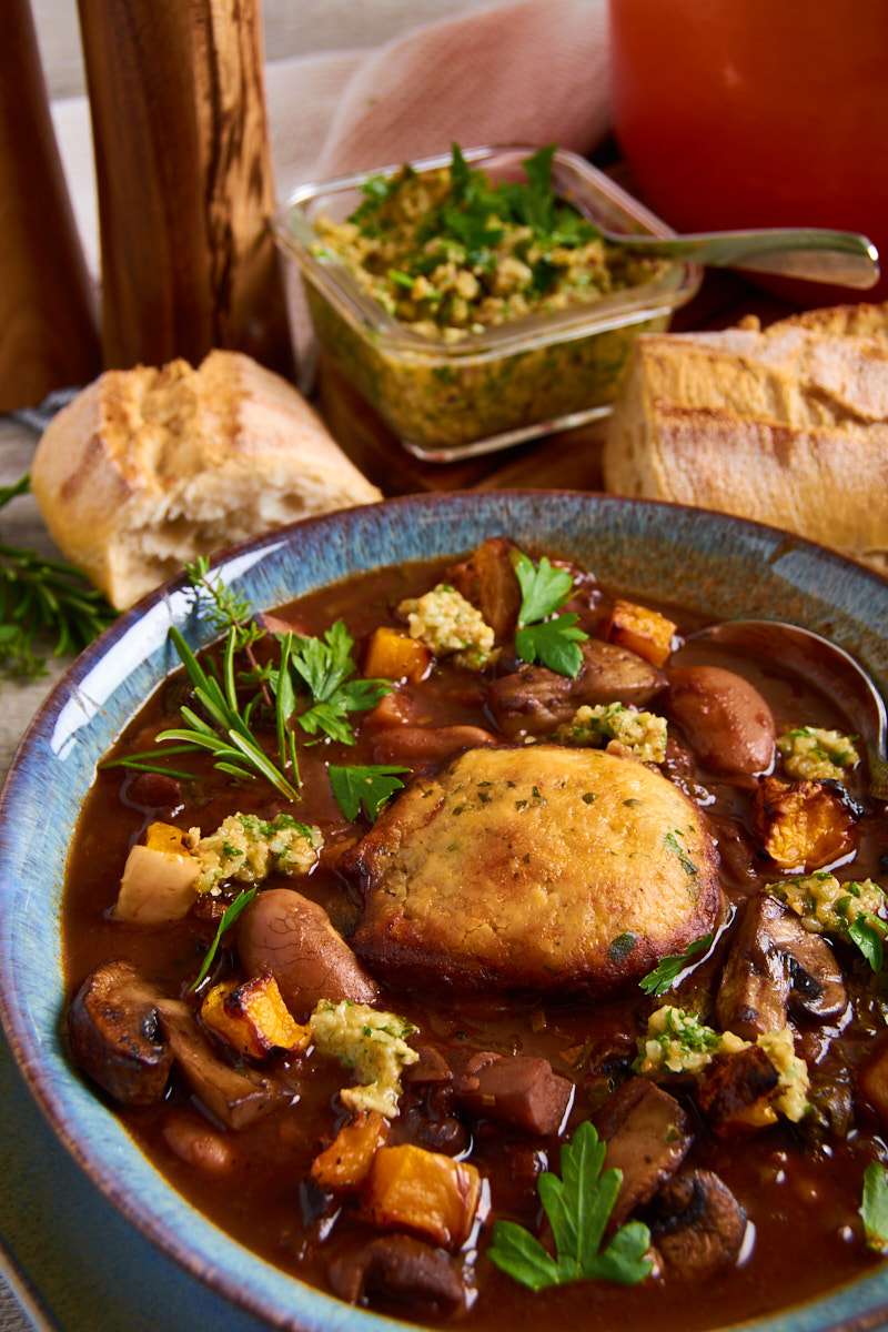 Vegetable Stew with Dumplings