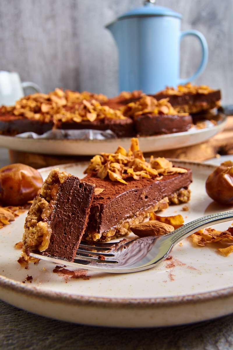 Protein Chocolate Mousse Pie