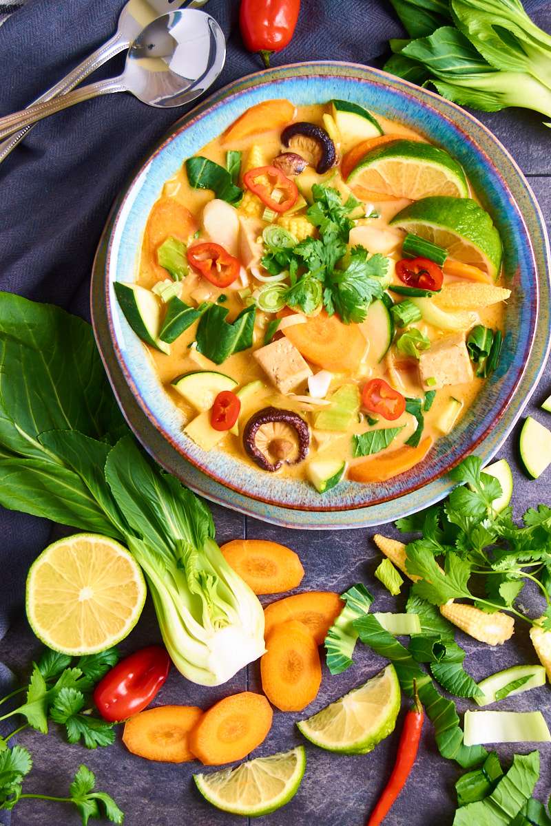 Vegan Tom Kha Soup