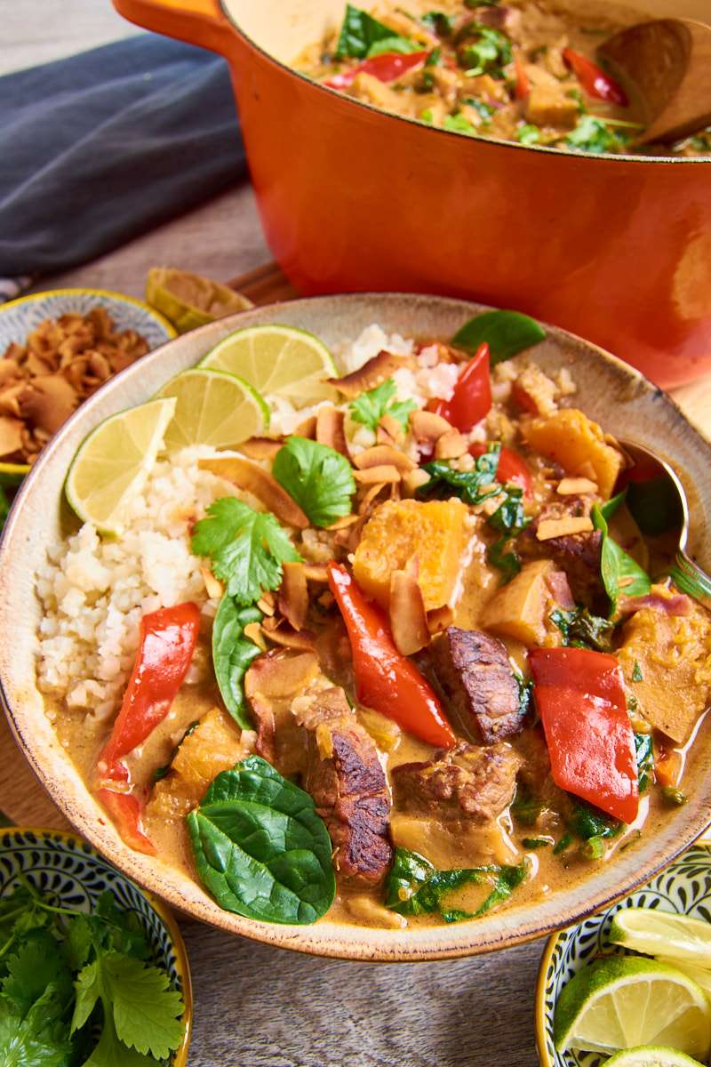 Massaman Lamb Curry with Veggies