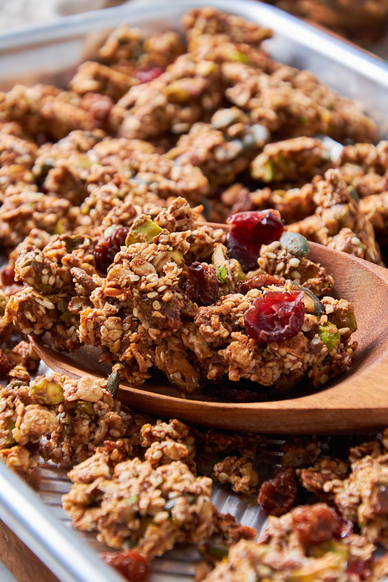 High Protein Granola with Sourdough