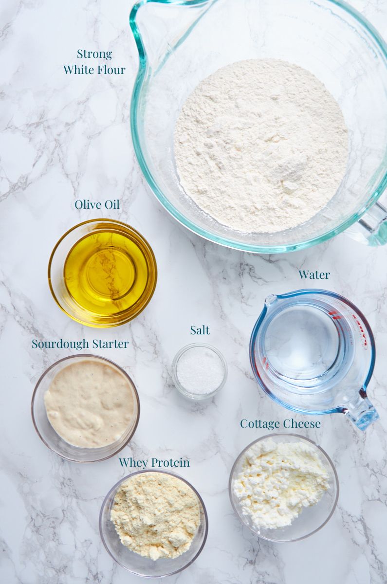 Protein Sourdough Focaccia Ingredients