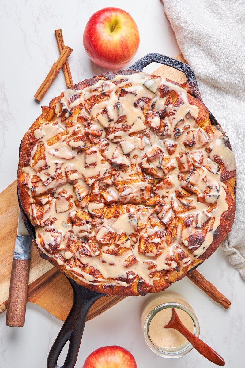 Sourdough Apple Fritter Protein Focaccia