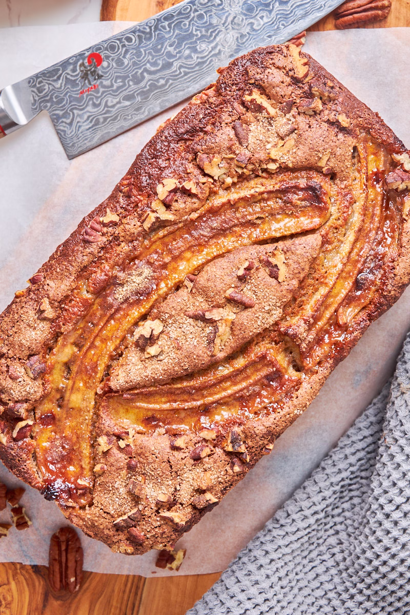 Sourdough Banana Nut Bread with Protein
