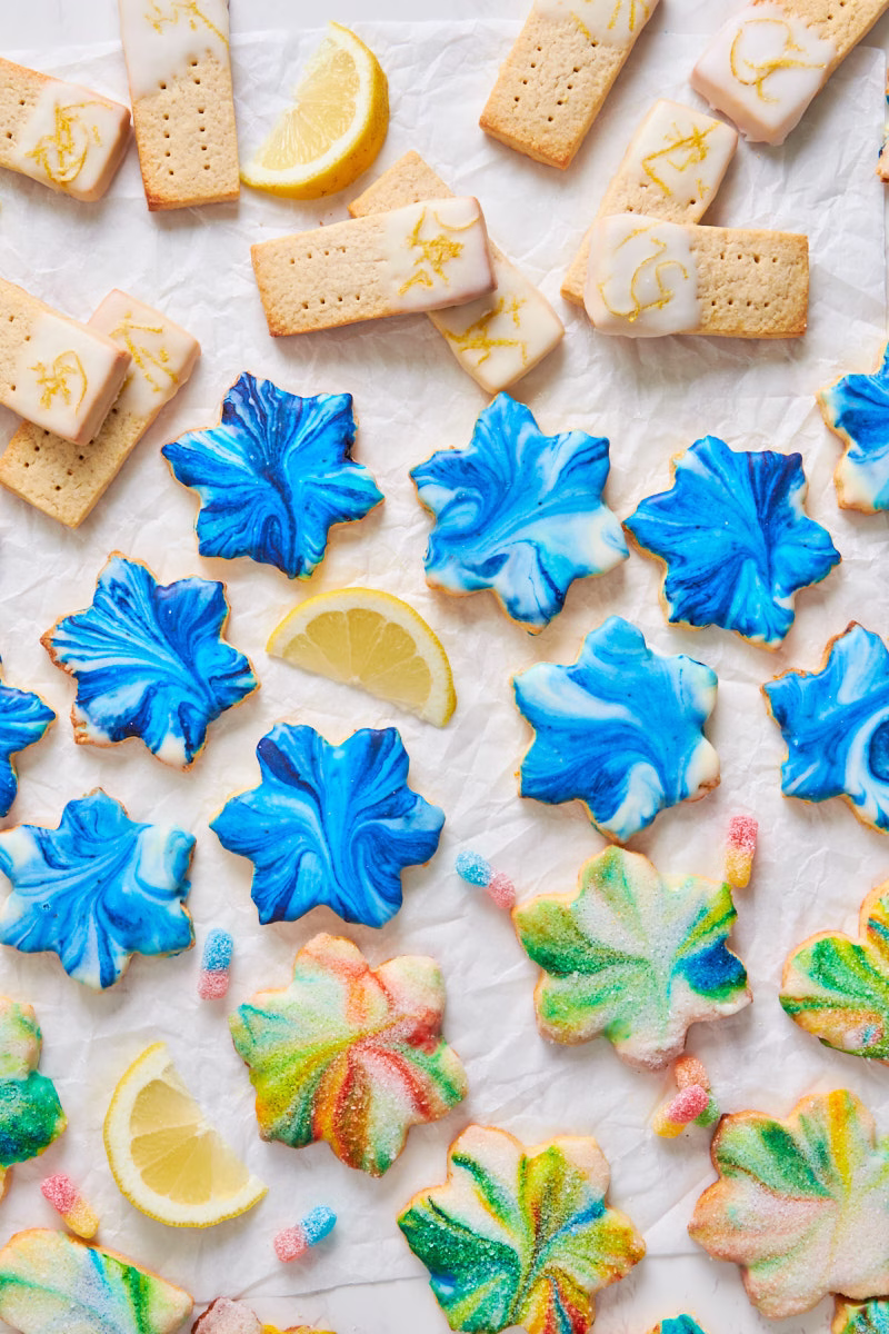 Lemony Sourdough Protein Shortbread Cookies