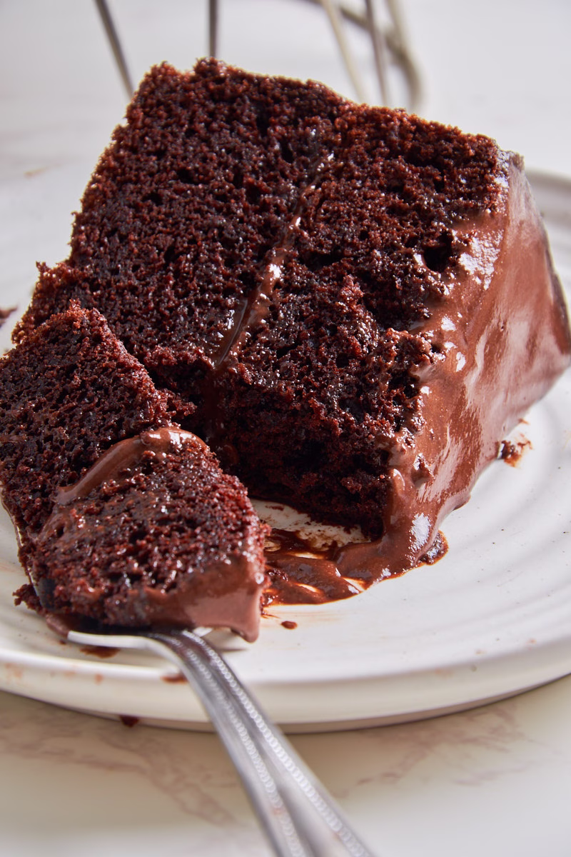 Ultra-Moist Protein Chocolate Cake with Sourdough