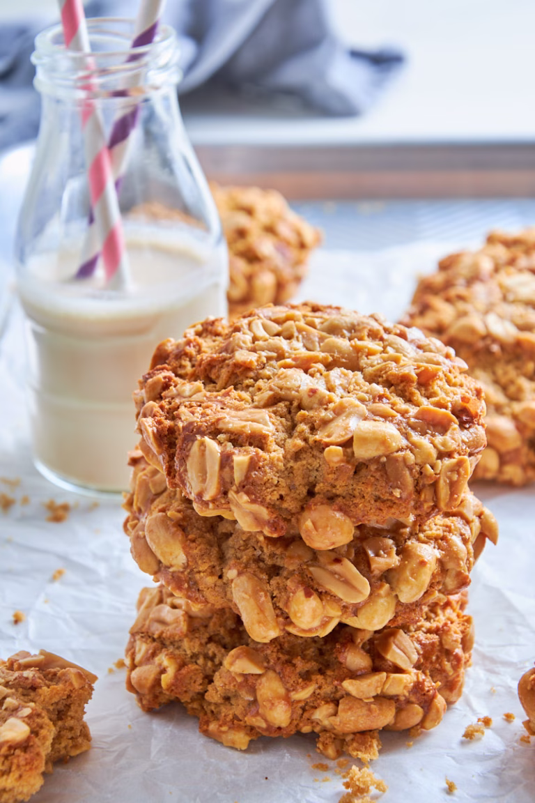 Peanut Brown Butter Protein Sourdough Cookies