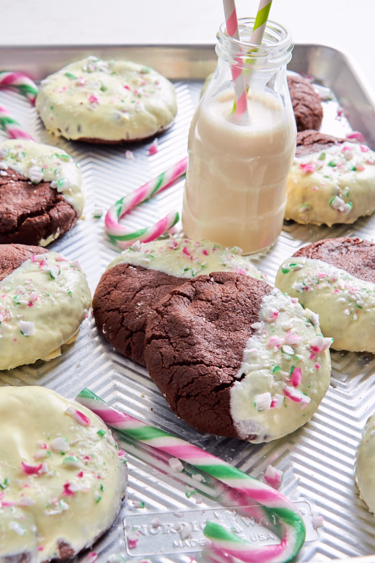 Triple Mint Chocolate Sourdough Protein Cookies