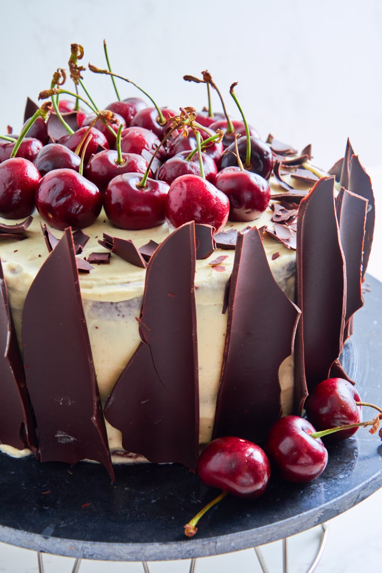 Black Forest Protein Cake With Sourdough Discard