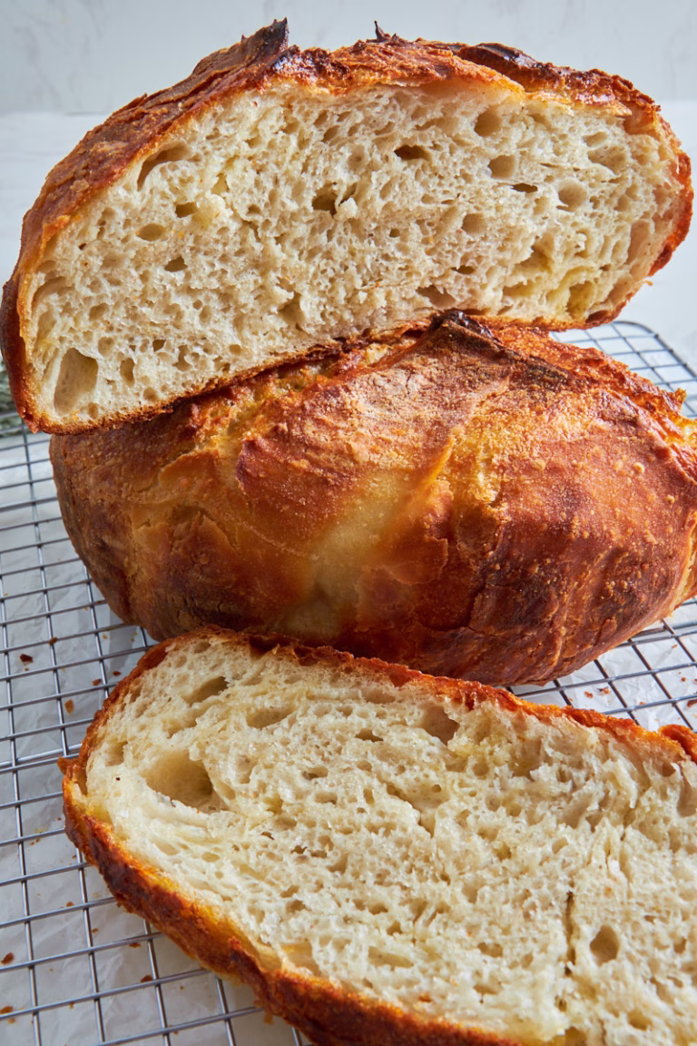 Easy Protein-Boosted Sourdough Croissant Bread